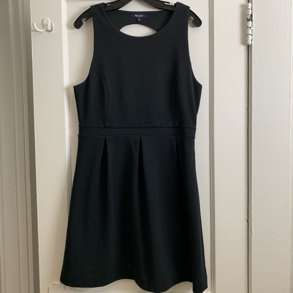 Madewell Textured Black Summer Dress Sz 12